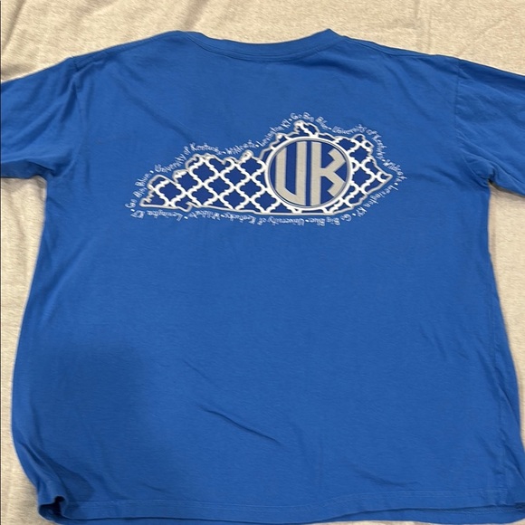 Blue V-Neck t-Shirt - Picture 4 of 5